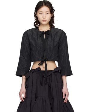 Renaissance Renaissance Jane Bolero Top - Black