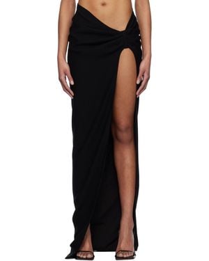Monot Torpedo Maxi Skirt - Black