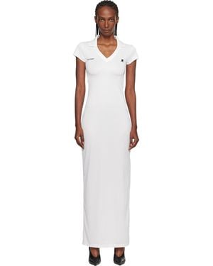 Courreges Sports Polo Maxi Dress - Black
