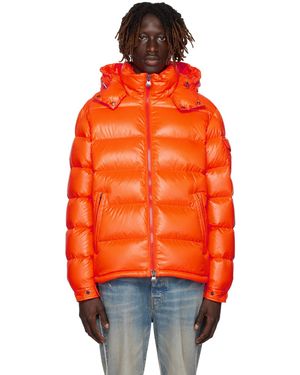 Moncler Orange Maya Down Jacket