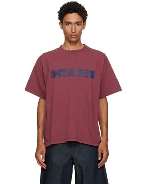 Ksubi Blasted Ekcess S/s T-shirt - Red