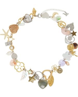 Marland Backus Castaway Charm Necklace - Metallic