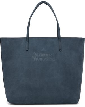 Vivienne Westwood Studio Shopper Tote - Blue
