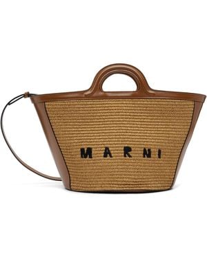 Marni Tropicalia Small Tote - Black