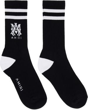 Amiri 'Ma' Core Logo Socks - Black