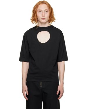 Dion Lee Cutout T-Shirt - Black