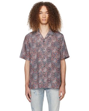 Ksubi Grey Yin Dollar Resort Shirt - Purple