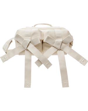 Simone Rocha オフホワイト Classic Bow ビーズ クロスボディバッグ
