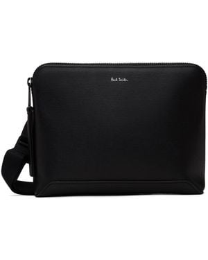 Paul Smith Embossed Musette Bag - Black