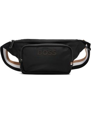 BOSS Sac-Ceinture Noir En Sergé