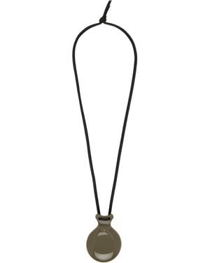 Lemaire Castanet Mirror Necklace - Metallic