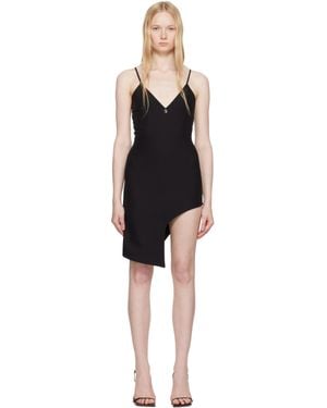 Coperni Tailored Asymmetric Minidress - Black