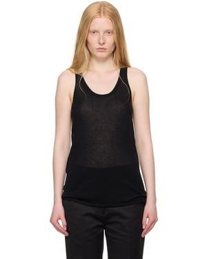 TOTEME Débardeur Noir En Tricot