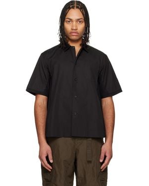 Sacai Poplin Shirt - Black