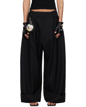 VAQUERA Pantalon Ample Baby Noir