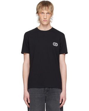 Valentino Vlogo Tシャツ - ブラック