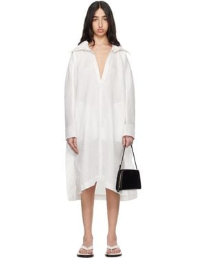 ワンピース ISSEY MIYAKE 'Hempen' dress Issey Miyake 'Hempen' Dress in White | Lyst