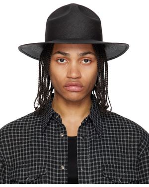 RAINMAKER KYOTO Mountain Panama Hat - Black
