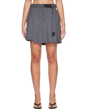 Sacai Suiting Skort - Grey