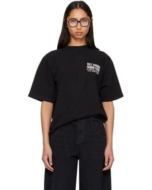 Willy Chavarria 'Fashion Services' Standard T-Shirt - Black