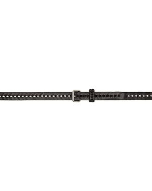 Lemaire Braided 20 Belt - Black