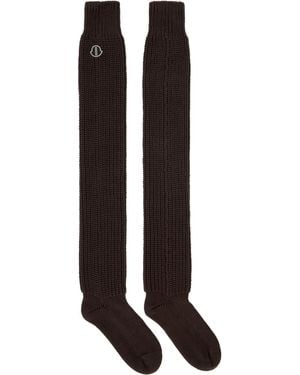 Rick Owens Moncler + Hiking Socks - Black
