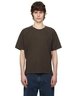 mfpen ブラウン New Tシャツ - ブラック