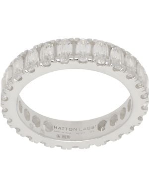 Hatton Labs Elliptical Eternity Ring - Metallic