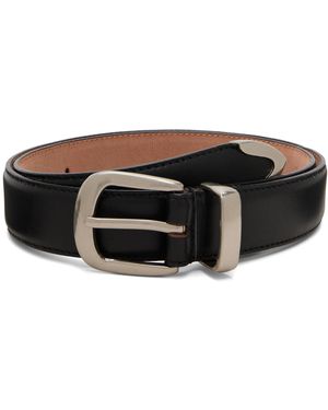 Carter Young Narrow Western Belt - Black