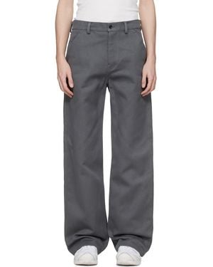 Rier Antique Gabardine Trousers - Black
