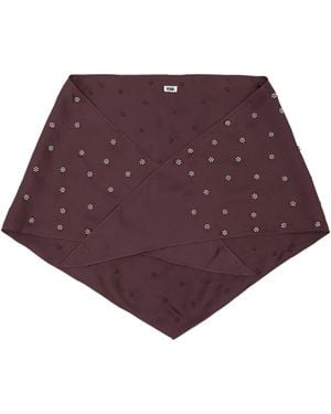 RESCHA Foulard Dolly Bourgogne Exclusif À Ssense - Violet