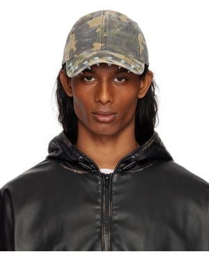 Apartment 1007 Ssense Exclusive Khaki Bolts Cap - Black