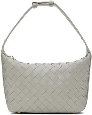 Bottega Veneta Mini Wallace Shoulder Bag - Grey