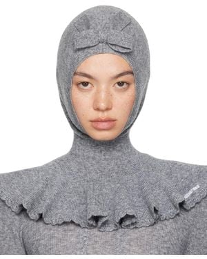 ShuShu/Tong Passe-Montagne De Style Cape Gris