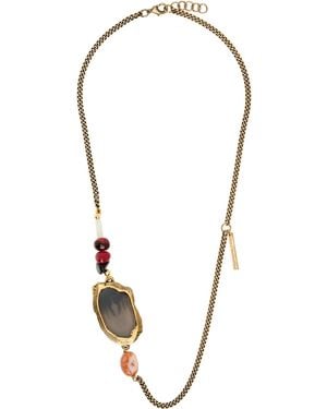 Dries Van Noten Curb Chain Necklace - Metallic