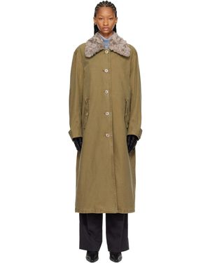 Our Legacy Khaki Tundra Coat - Green