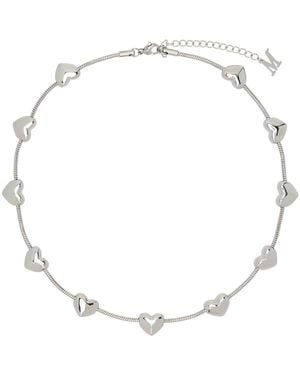 Marland Backus Lil Heart Necklace - Metallic