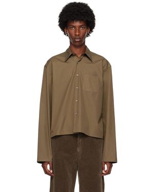 Rier Khaki Mini Shirt - Brown