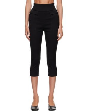 Issey Miyake Extension Cotton Pants - Black