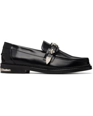 Toga Virilis Ssense Exclusive Metal Loafers - Black