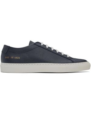 Common Projects Achilles Contrast Bumpy Sneakers - Black