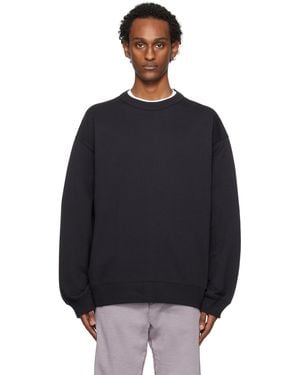 Dries Van Noten ネイビー オーバーサイズ スウェットシャツ - ブルー