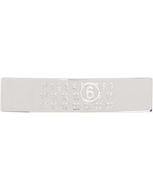 MM6 by Maison Margiela Numeric Hair Clip - White