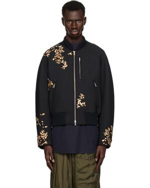 Dries Van Noten Hardware Bomber Jacket - Black