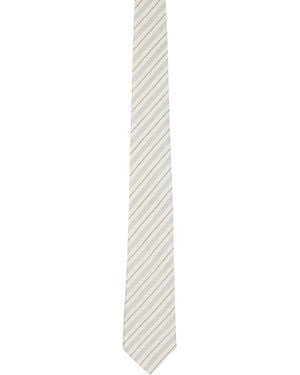 Paul Smith Off- & 'Shirting Stripe' Tie - White