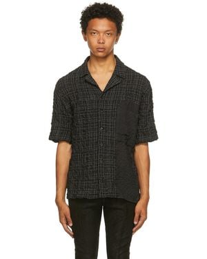 FREI-MUT Black Check Klemperer Short Sleeve Shirt