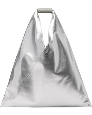 MM6 by Maison Martin Margiela シルバー トライアングルトート - グレー