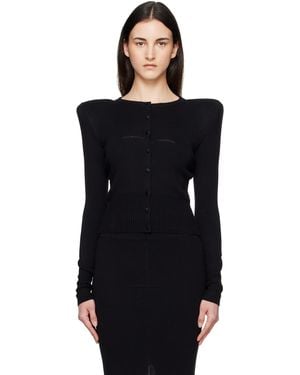 MATIERES FECALES Vendome Knit Cardigan - Black