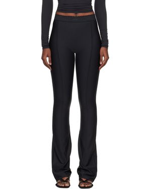 Skims Body High-Waisted Flare Pants - Black