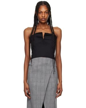 RECTO. Cropped Camisole - Black